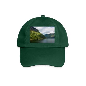 Eingang der Geiranger Fjorde bei Geiranger - Baseballkappe - Flaschengrün - Vorne