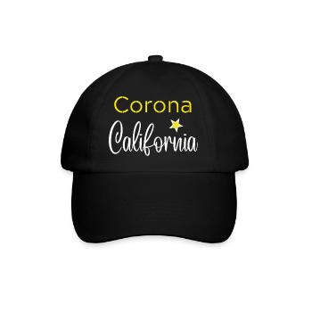 Corona California - Casquette classique - noir/noir - Devant