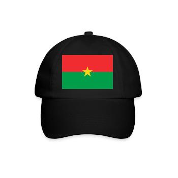 Burkina faso - Casquette classique - noir/noir - Devant