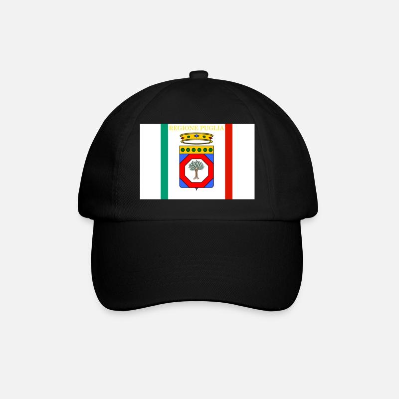 Apulia Region - Baseball Cap - black/black