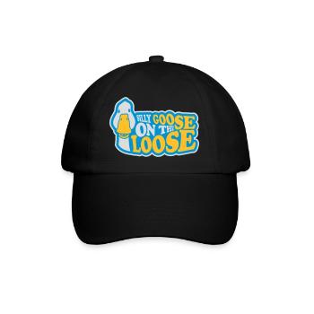 goose on the loose - Baseball Cap - black/black - Front