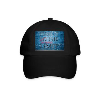 Push It Beyond the Limit Graffiti - Baseball Cap - black/black - Front