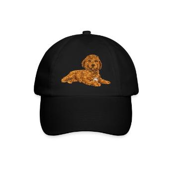 Cavapoo Capoodle Cavoodle Chien Cadeau - Casquette classique - noir/noir - Devant