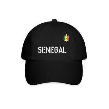 Sénégal - Casquette classique - noir/noir - Devant