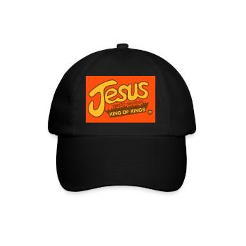 Jesus reeves - Baseball Cap - black/black - Front
