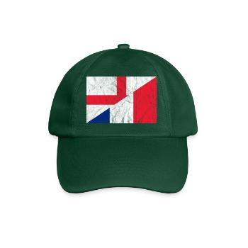 Vintage England France - Baseball Cap - bottle green - Front