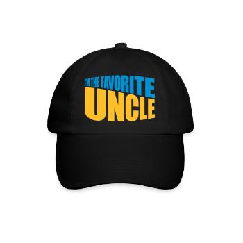at The Favorite Uncle - Baseball Cap - black/black - Front