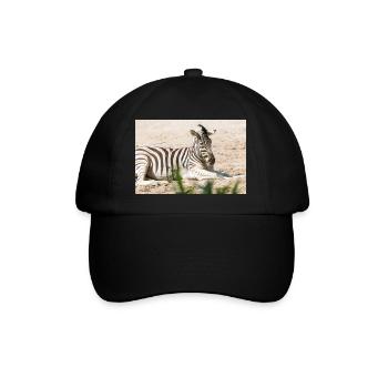 Zèbre (en allemand Zèbre ou Zèbres) Hippotigris - Casquette classique - noir/noir - Devant