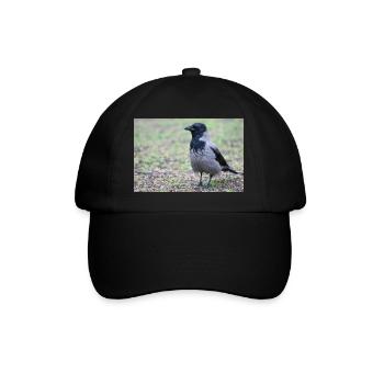 Corneille de Carrion (Aaskrähe, Corvus corone) - Casquette classique - noir/noir - Devant