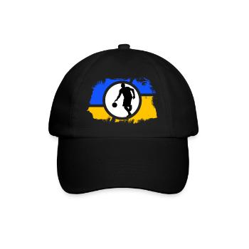 Match de basket-ball « Slamdunk for Ukraine » - Casquette classique - noir/noir - Devant