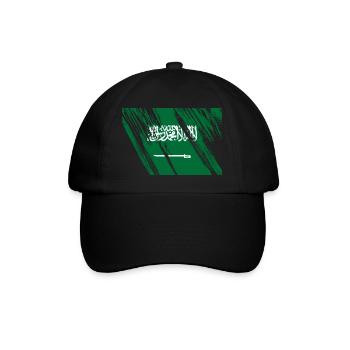 Drapeau de l’Arabie saoudite - Casquette classique - noir/noir - Devant