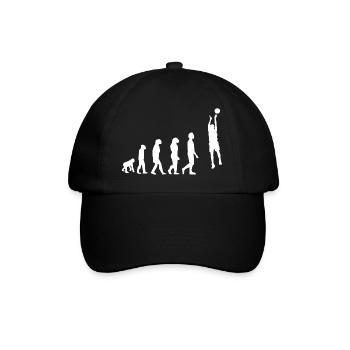 Basketball evolution - Baseball Cap - black/black - Front