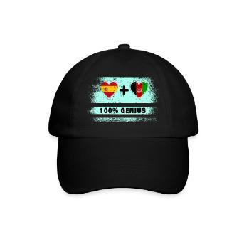 L’Espagne et l’Afghanistan font preuve de génie à 100% - Casquette classique - noir/noir - Devant