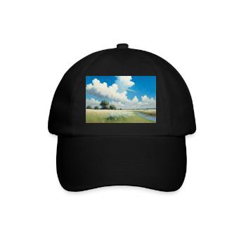 Verzauberte Natur - Baseballkappe - Schwarz/Schwarz - Vorne