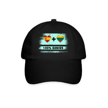 L’Espagne et la Lituanie drasent 100% génie - Casquette classique - noir/noir - Devant