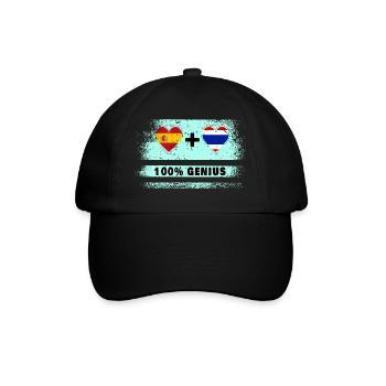 L’Espagne et la Thaïlande drasent 100% génie - Casquette classique - noir/noir - Devant