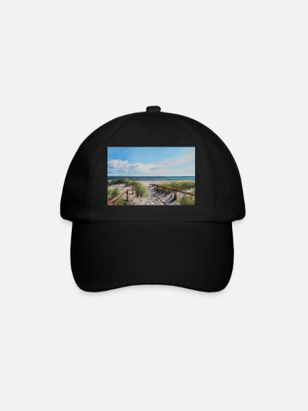 Ocean View: The Beauty of the Sea and it's ways - Baseball Cap - black/black