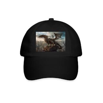 Dragon 1 - Casquette classique - noir/noir - Devant