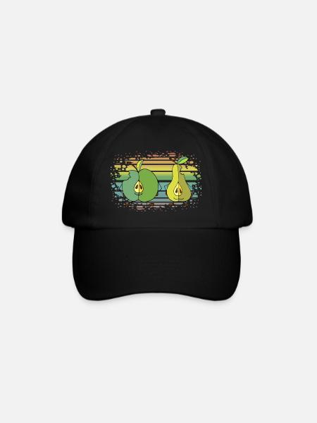 Pomme et poire - Casquette classique - noir/noir
