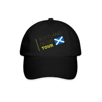 scotland nc 500 - Baseball Cap - black/black - Front