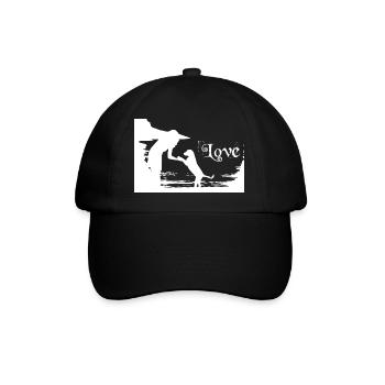 Dog Hund - Baseballkappe - Schwarz/Schwarz - Vorne