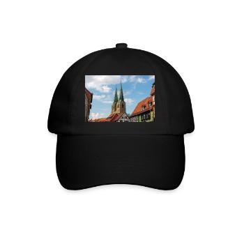 St. Nicholas Church Nicholas Kirche Quedlinburg - Baseball Cap - black/black - Front