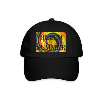 HELLO SUMMER - Casquette classique - noir/noir - Devant