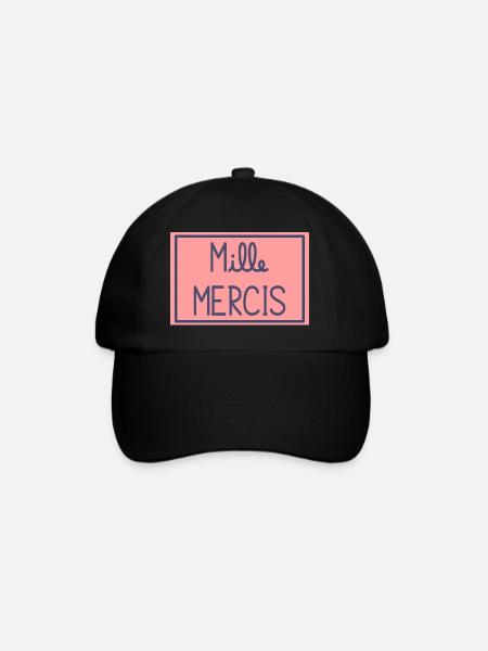MERCI. MAÎTRESSE. MAÎTRE. MERCI MAÎTRESSE - Casquette classique - noir/noir