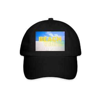 Beach 26 - Baseballkappe - Schwarz/Schwarz - Vorne