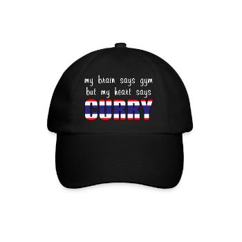 Mon cœur dit Curry thaïlandais - Casquette classique - noir/noir - Devant