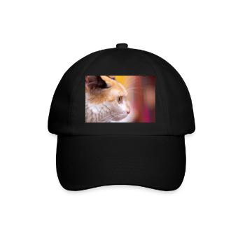 Cat's look - Baseball Cap - black/black - Front