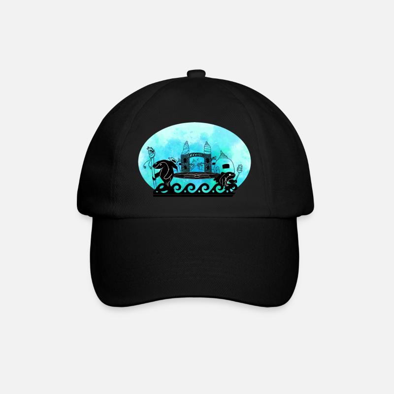 Aquatis - Baseball Cap - black/black