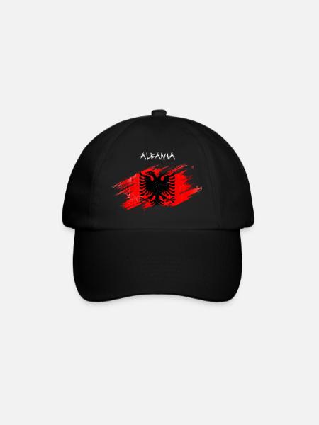 ALBANIA - Baseball Cap - black/black