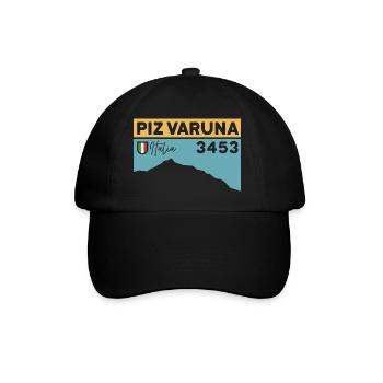 Piz Varuna Ski Touring Ski Resort Hiking Normal Route - Baseball Cap - black/black - Front