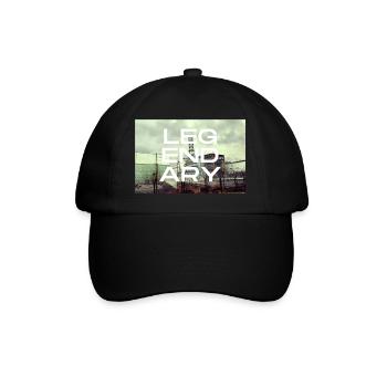 Design LÉGENDAIRE - Casquette classique - noir/noir - Devant