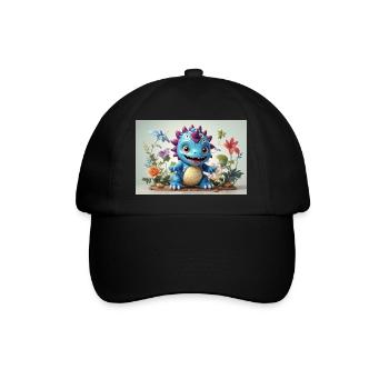 Monster 10 - Baseballkappe - Schwarz/Schwarz - Vorne