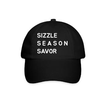 Saveur de saison grésillante - Casquette classique - noir/noir - Devant