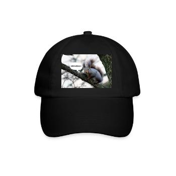 Eichhörnchen, Isibat - Baseballkappe - Schwarz/Schwarz - Vorne