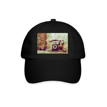 Téléphone avec appareil photo - Casquette classique - noir/noir - Devant