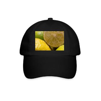 Limette - Baseballkappe - Schwarz/Schwarz - Vorne