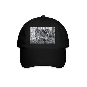 Bovins Highland - Casquette classique - noir/noir - Devant