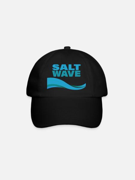 SALT WAVE - Baseballkappe - Schwarz/Schwarz