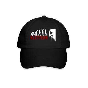 Ecolution Klettern - Baseballkappe - Schwarz/Schwarz - Vorne