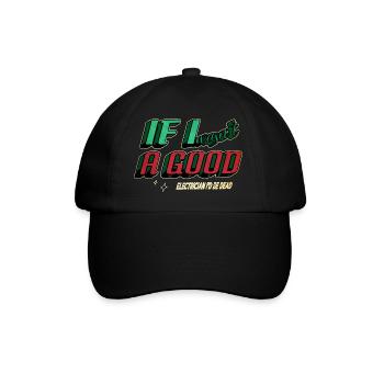 idée de cadeau d’anniversaire de blague électrique à la maison - Casquette classique - noir/noir - Devant