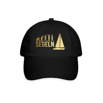 Evolution Segeln - Baseballkappe - Schwarz/Schwarz - Vorne