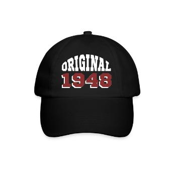 Original 1948 - Baseballkappe - Schwarz/Schwarz - Vorne