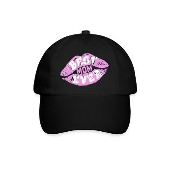Mom - Baseball Cap - black/black - Front