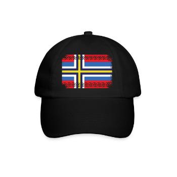 suède suède scandinavie le nord viking norvège - Casquette classique - noir/noir - Devant