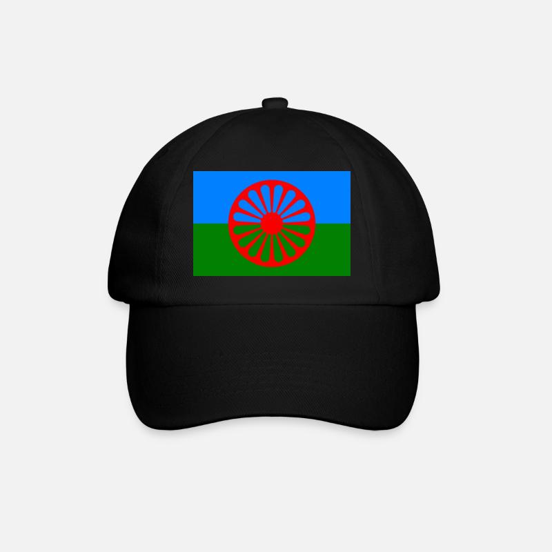 115552801 179234121 drapeaux roms - Casquette classique - noir/noir