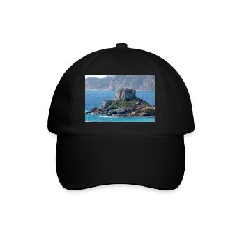 Landscape view of Kastri Island near Kampos town - Baseball Cap - black/black - Front